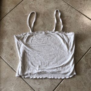 Bozzolo Tillys white tank top crop top size M